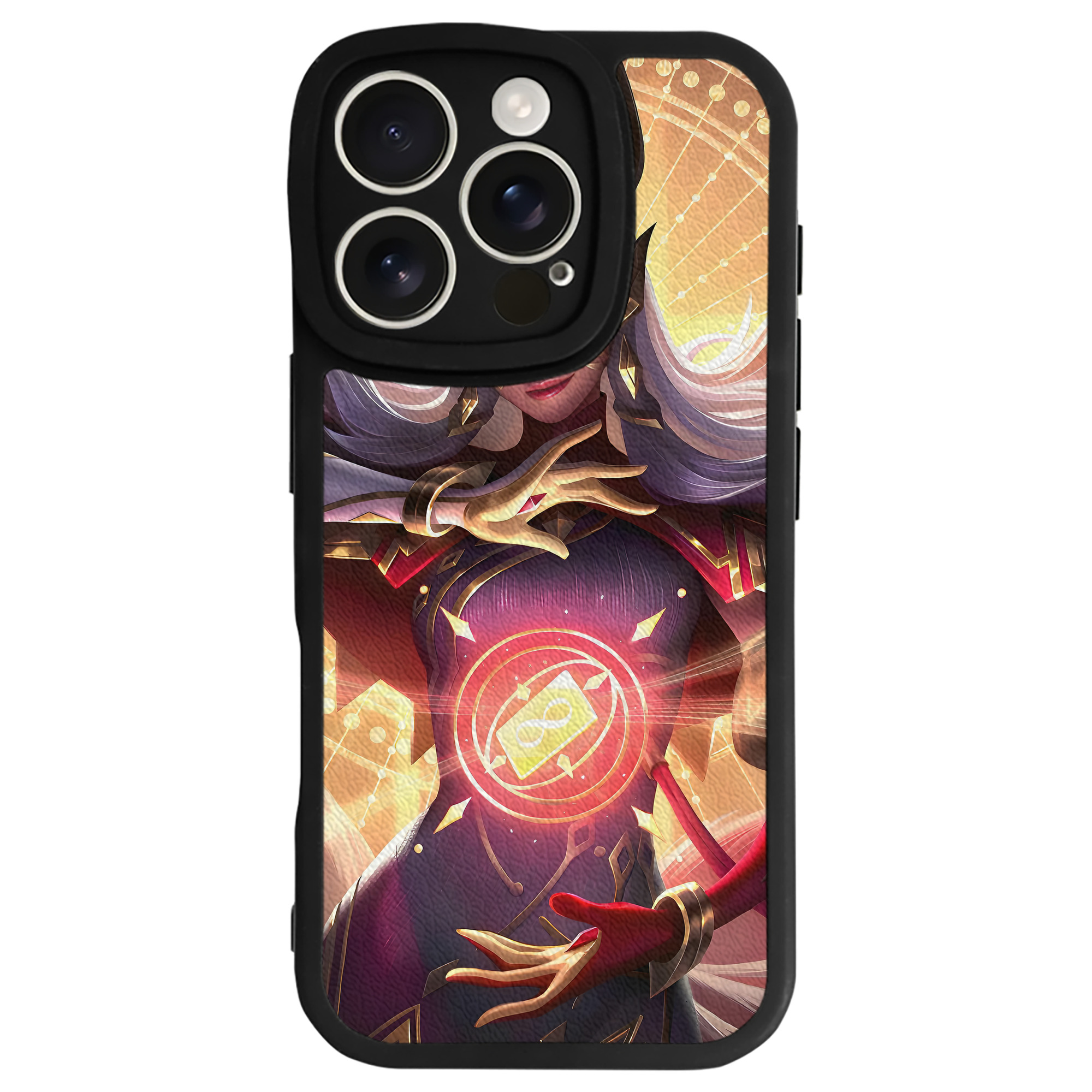 リーグ・オブ・レジェンド League of Legends LOL 【iPhone 16シリーズ対応】シリコンスマホケース（レザー調） 材質：シリコン